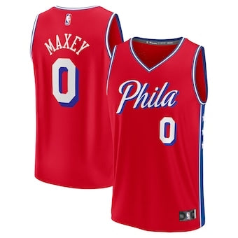 Philadelphia 76ers red jersey