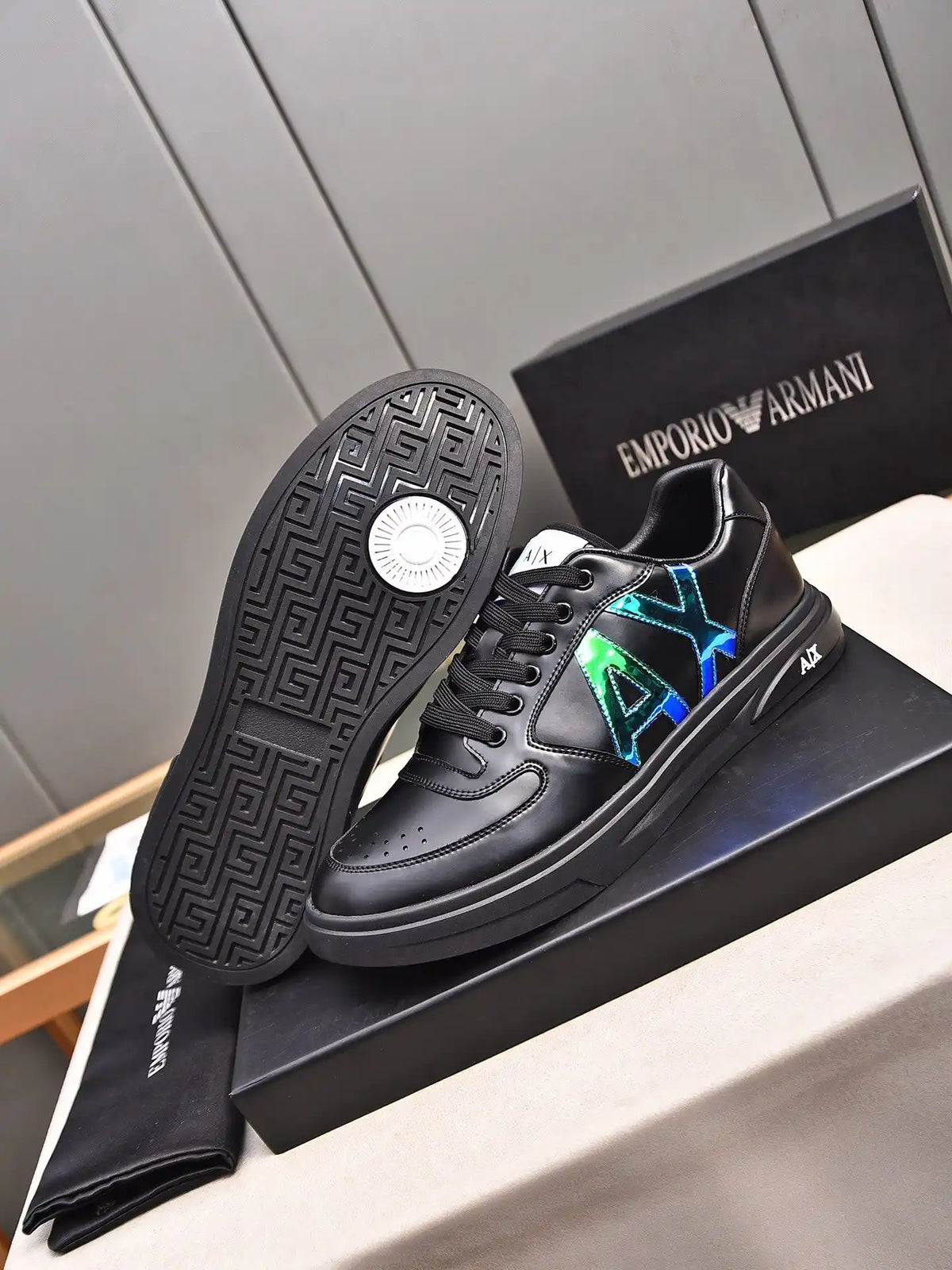 Armani Men's Shoe Code 98B4 Size38444 Customized