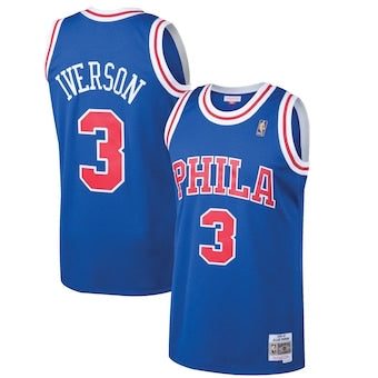 Retro Philadelphia 76ers blue jersey