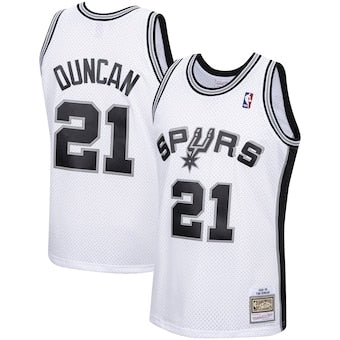Retro San antonio spurs white jersey