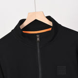 600#BOSS半拉立领卫衣