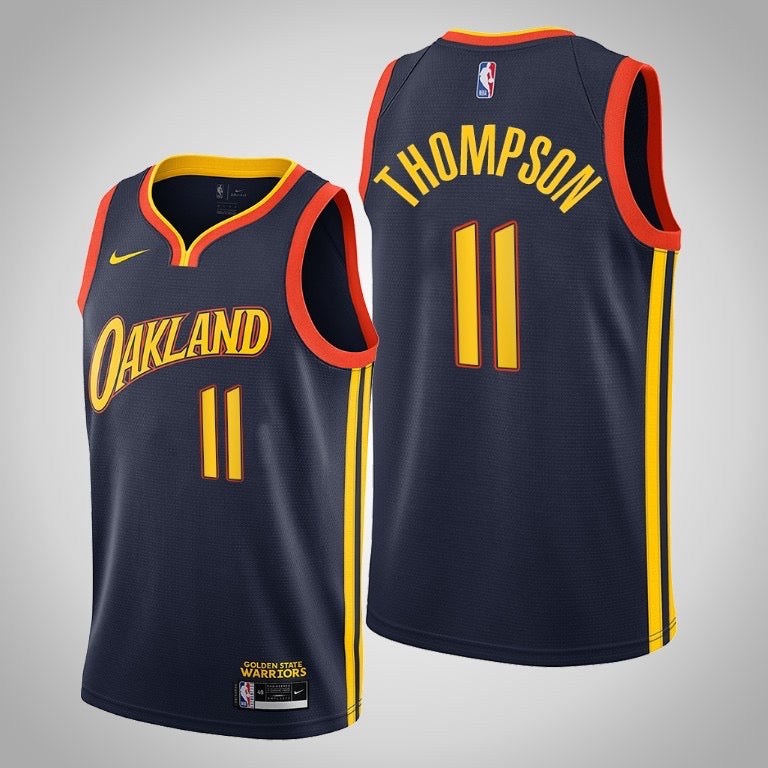 Oakland black/orange 11 thompson jersey
