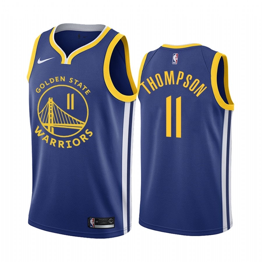 Golden state warriors blue 11 thompson jersey