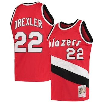 Retro Portland Trail Blazers red jersey