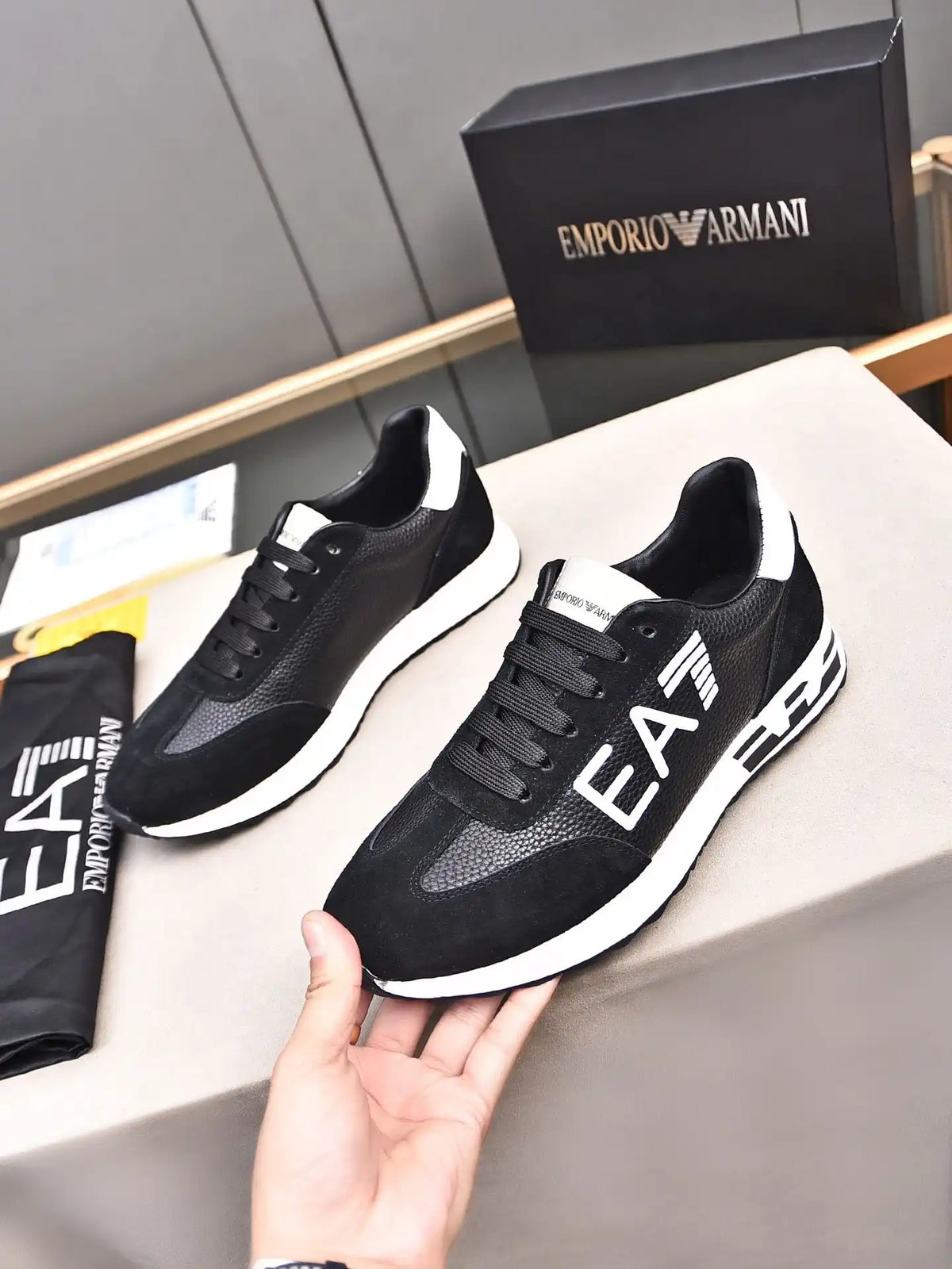 Armani men's shoes code 27B4 Size 3844 can be customized 4