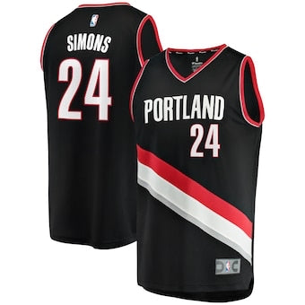 Portland Trail Blazers black jersey