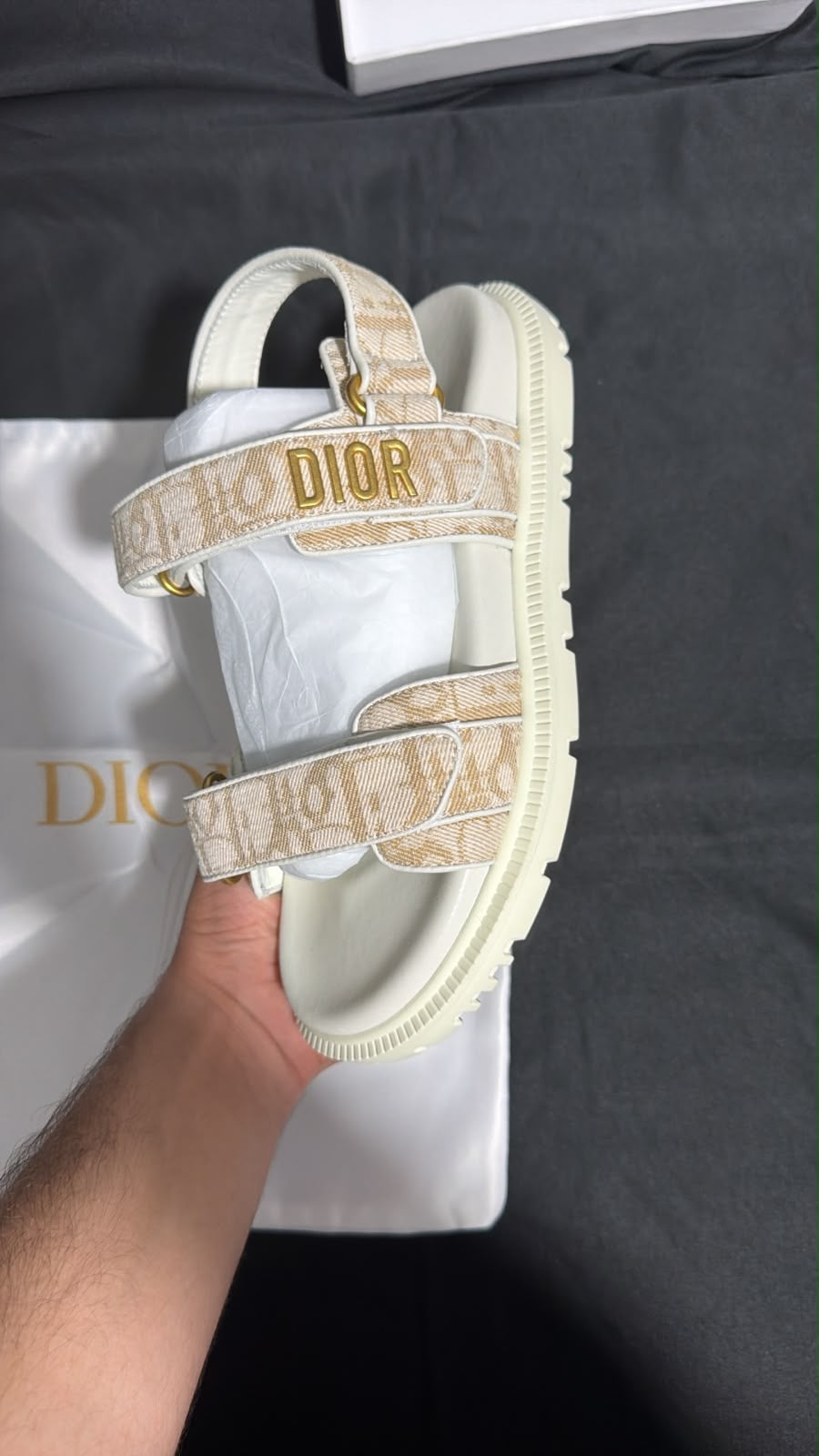 Dior sandals stock