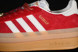 ORIGINALS GAZELLE BOLD CASUAL SNEAKERS RED/WHITE/BROWN