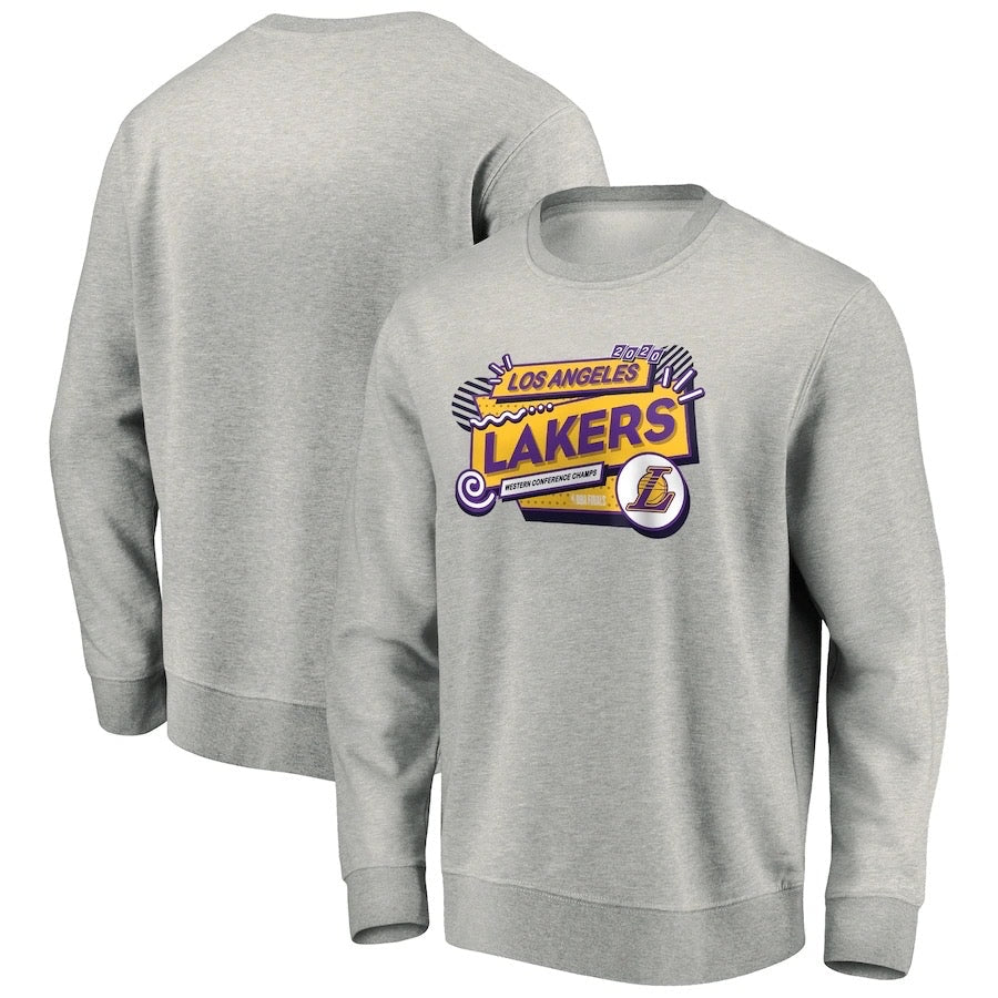 Lakers grey and yellow long shirt