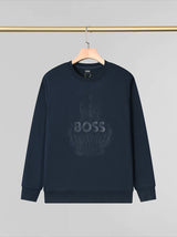 2627#BOSS圆领卫衣