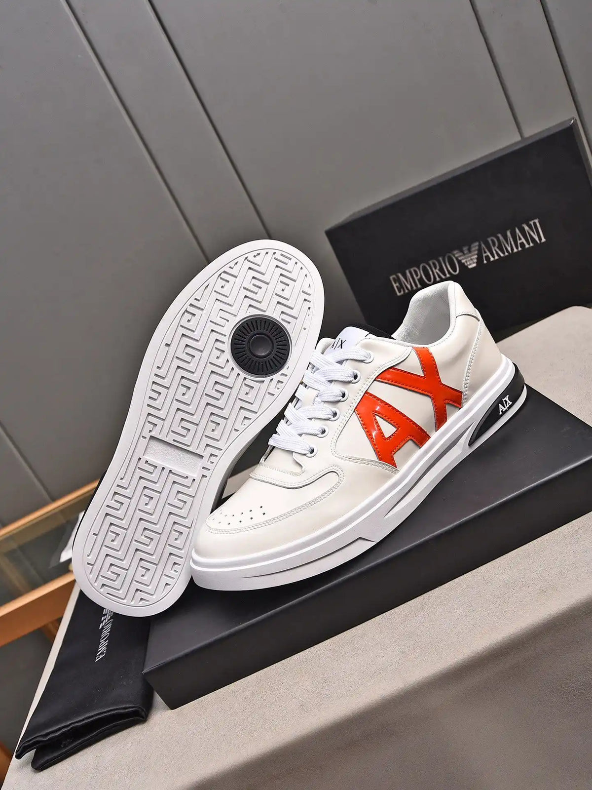 Armani Men's Shoe Code 98B4 Size38444 Customized
