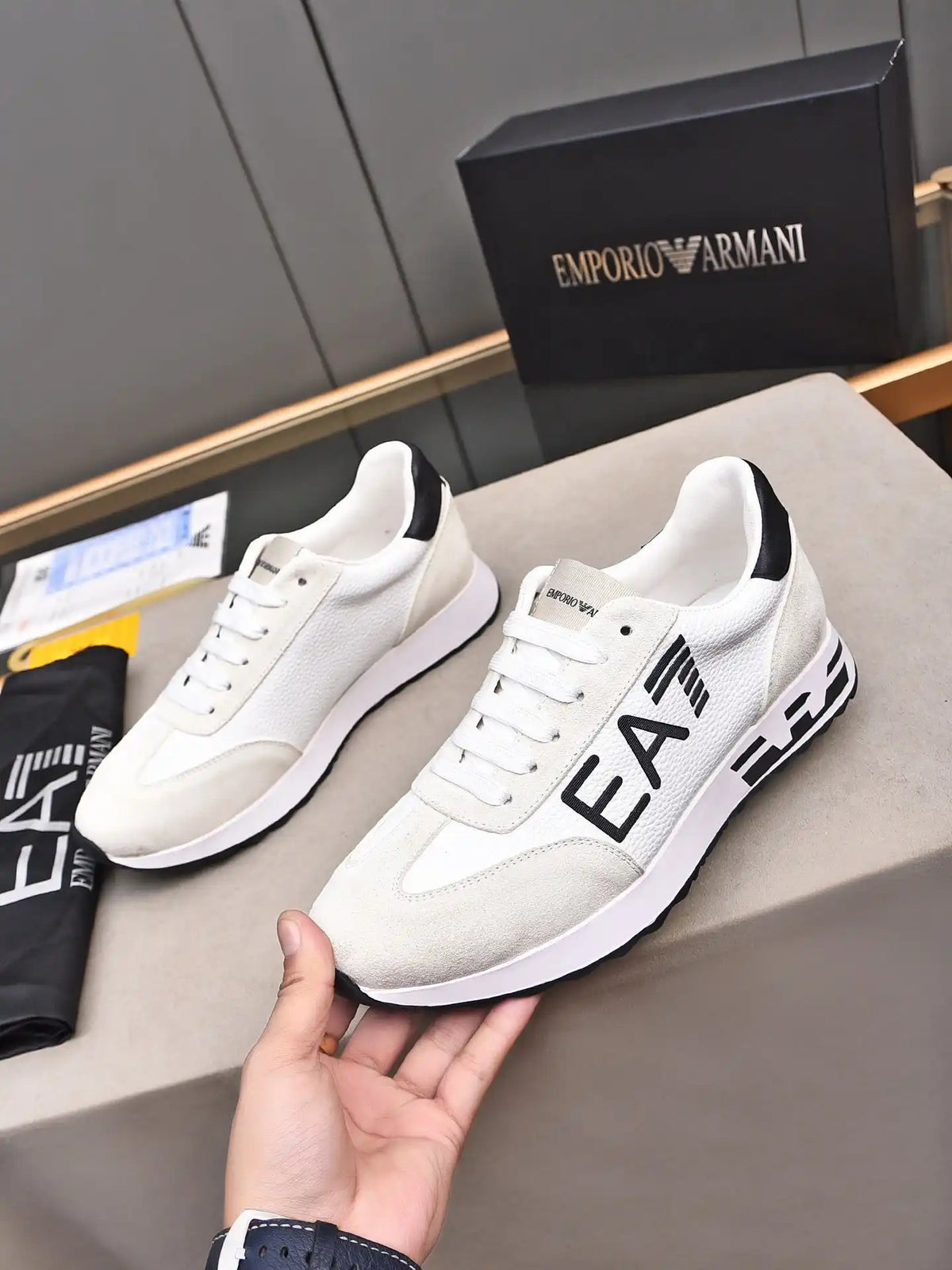 Armani men's shoes code 27B4 Size 3844 can be customized 4