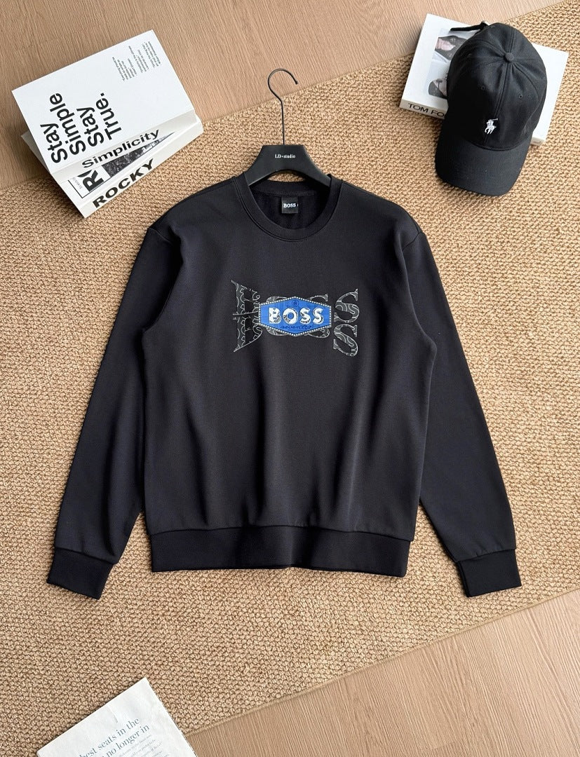 MOEDEL NO.-BOSS-W2031 BS-2026秋款卫衣 M-2XL 360克牛肚 新品上货批发
