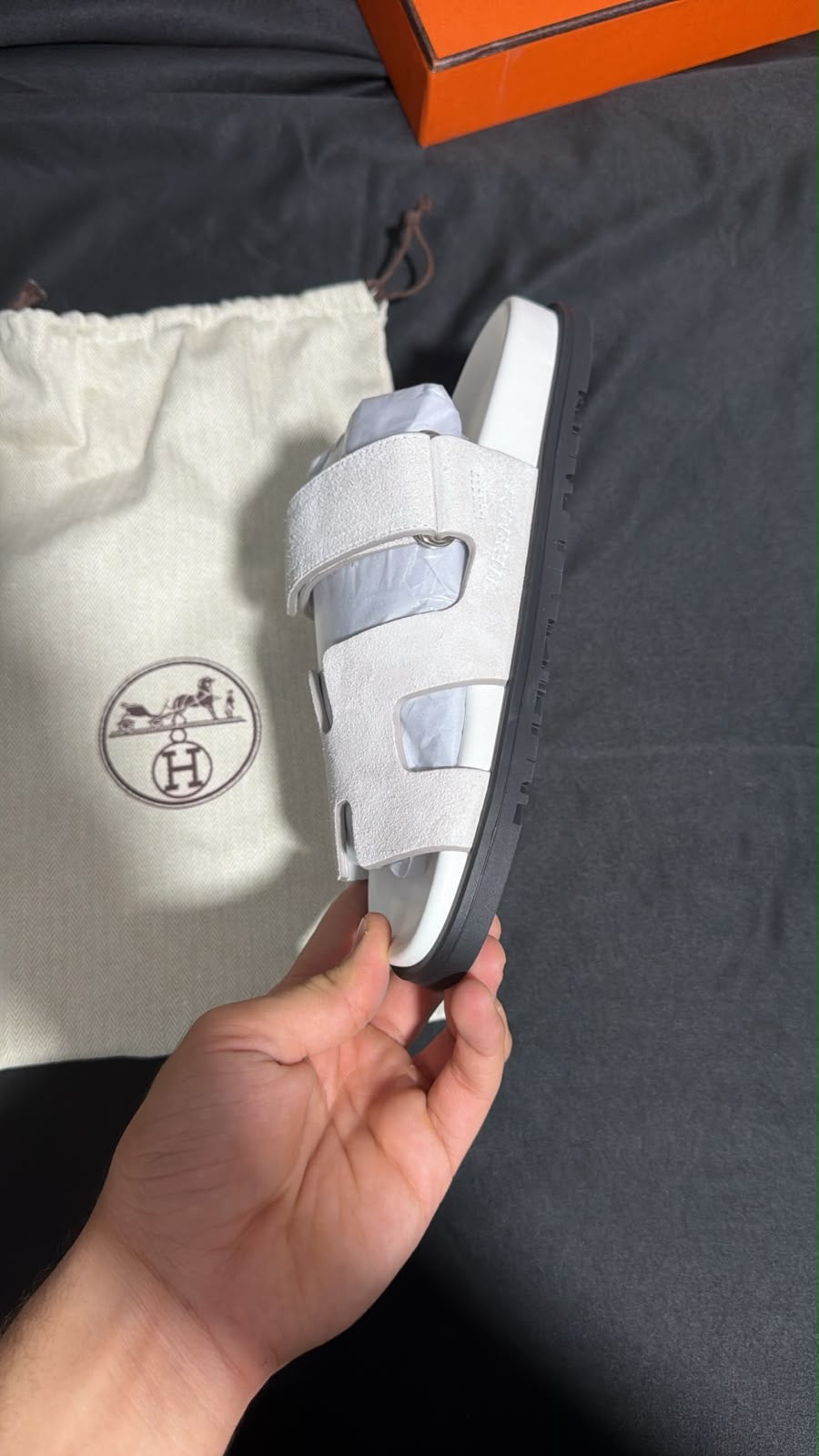 Hermes slipper stock