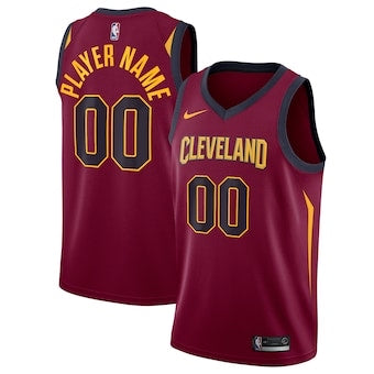 Cleveland cavaliers dark red jersey