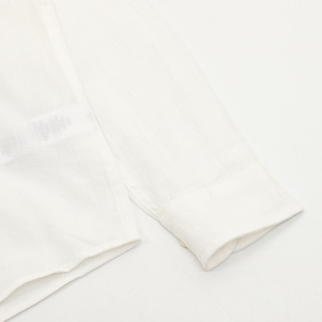 Ralph Lauren Warhorse Embroidery Linen Long-Sleeved Shirt (Fe22)
