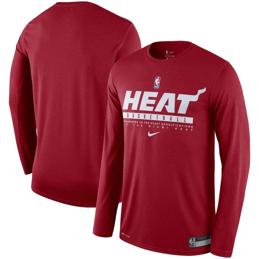Miami heats red long shirt
