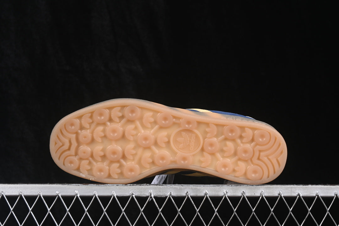 【260】[IH6798]-[GAZELLE INDOOR CASUAL ANTI SLIP BOARD SHOES BLUE/YELLOW]-[WOMAN:35-39]-[MAN:40-46]