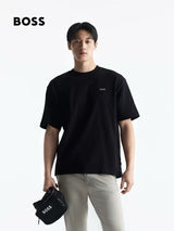 BOSS短袖T恤 ：黑色 白色：M-XXL：220g全棉