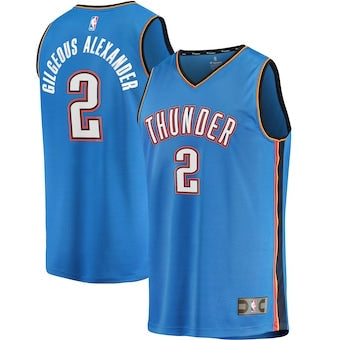 Oklahoma City thunder blue jersey