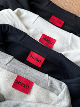 BOSSHUGO 2026秋季新品专柜同款 印花工艺棉质连帽外套 360克纯棉毛圈 M.L.XL 2XL Hugo-M3009