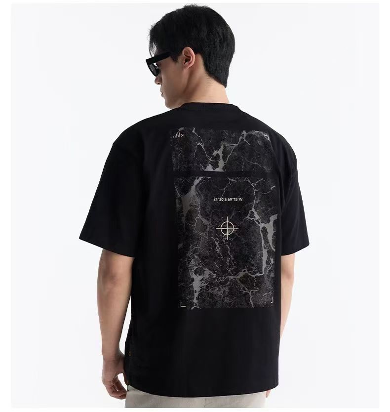 BOSS短袖T恤 ：黑色 白色：M-XXL：220g全棉