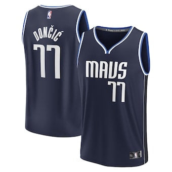 Dallas mavericks navy blue jersey