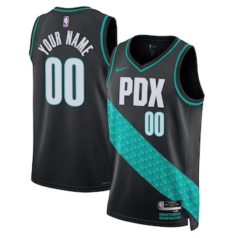 Portland Trail Blazers black jersey