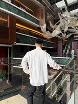 Ralph Lauren Warhorse Embroidery Linen Long-Sleeved Shirt (Fe22)