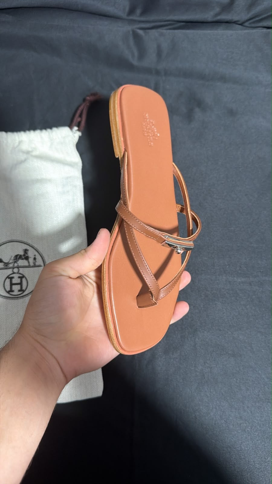 Hermes slipper stock