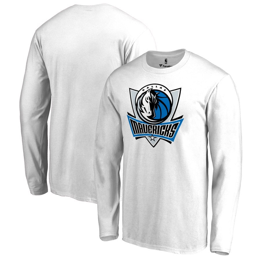 Dallas mavericks white long shirt