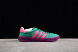 【380】[737967 FAAW3 3746]-[ADIDAS ORIGINALS GAZELLE ESQUISITE GU*CCI GREEN/PINK/PURPLE]