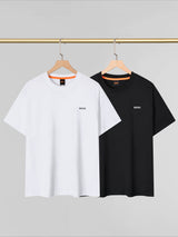 BOSS短袖T恤 ：黑色 白色：M-XXL：220g全棉