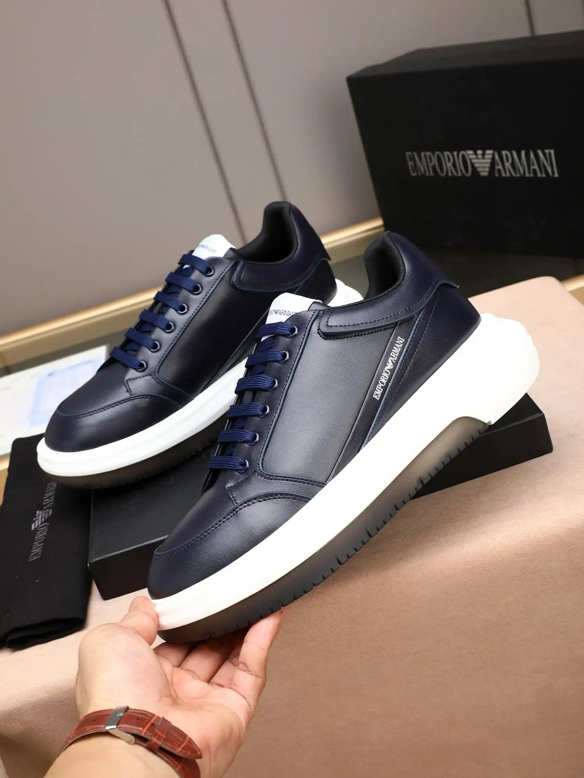 Armani* Men's Model Code: 0912B Size: 38-44 (45 Custom made)