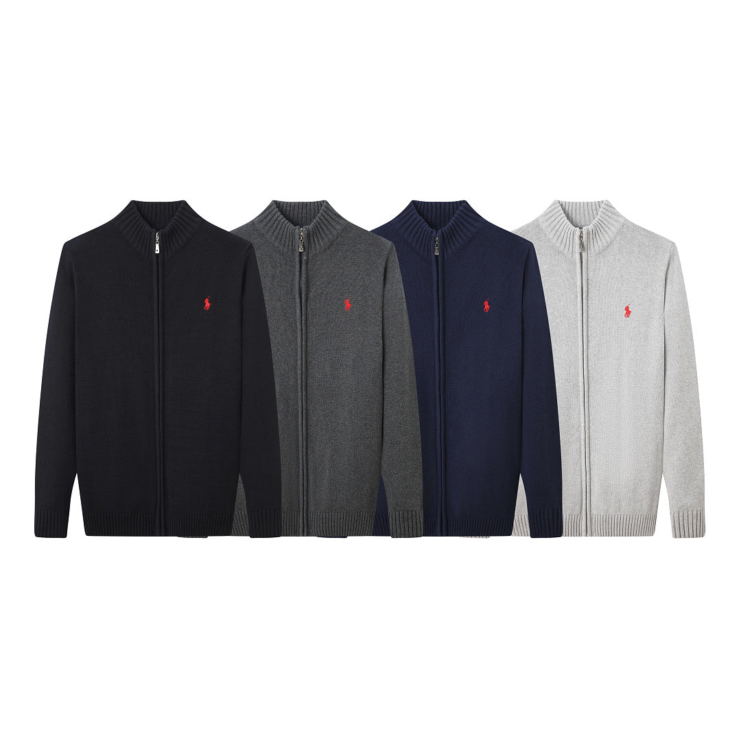 6118: POLO 拉链开衫加厚款，官网同款 M-XXL