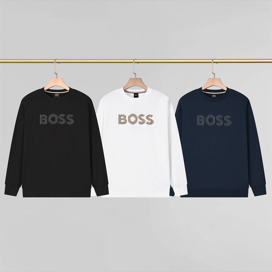2628#BOSS圆领卫衣