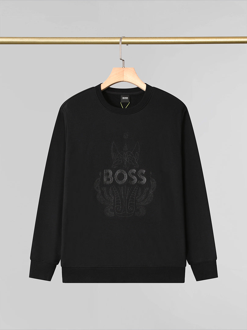 2627#BOSS圆领卫衣