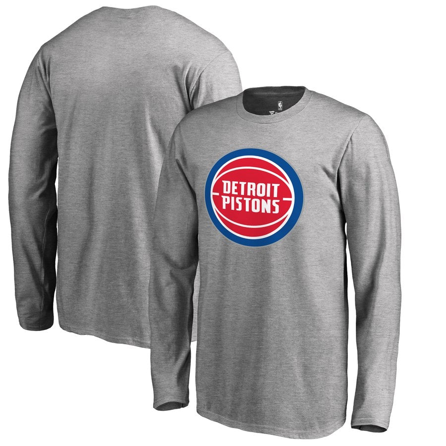 Detroit pistons grey long shirt