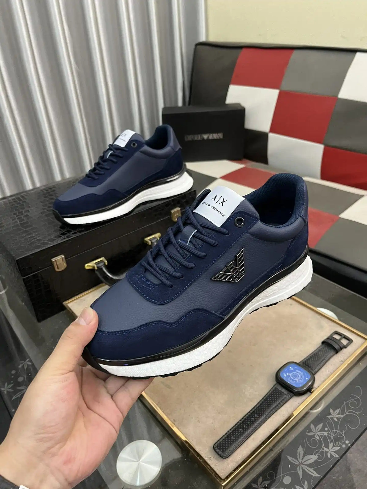 Armani Men's Shoe Code 6B6 Size3844