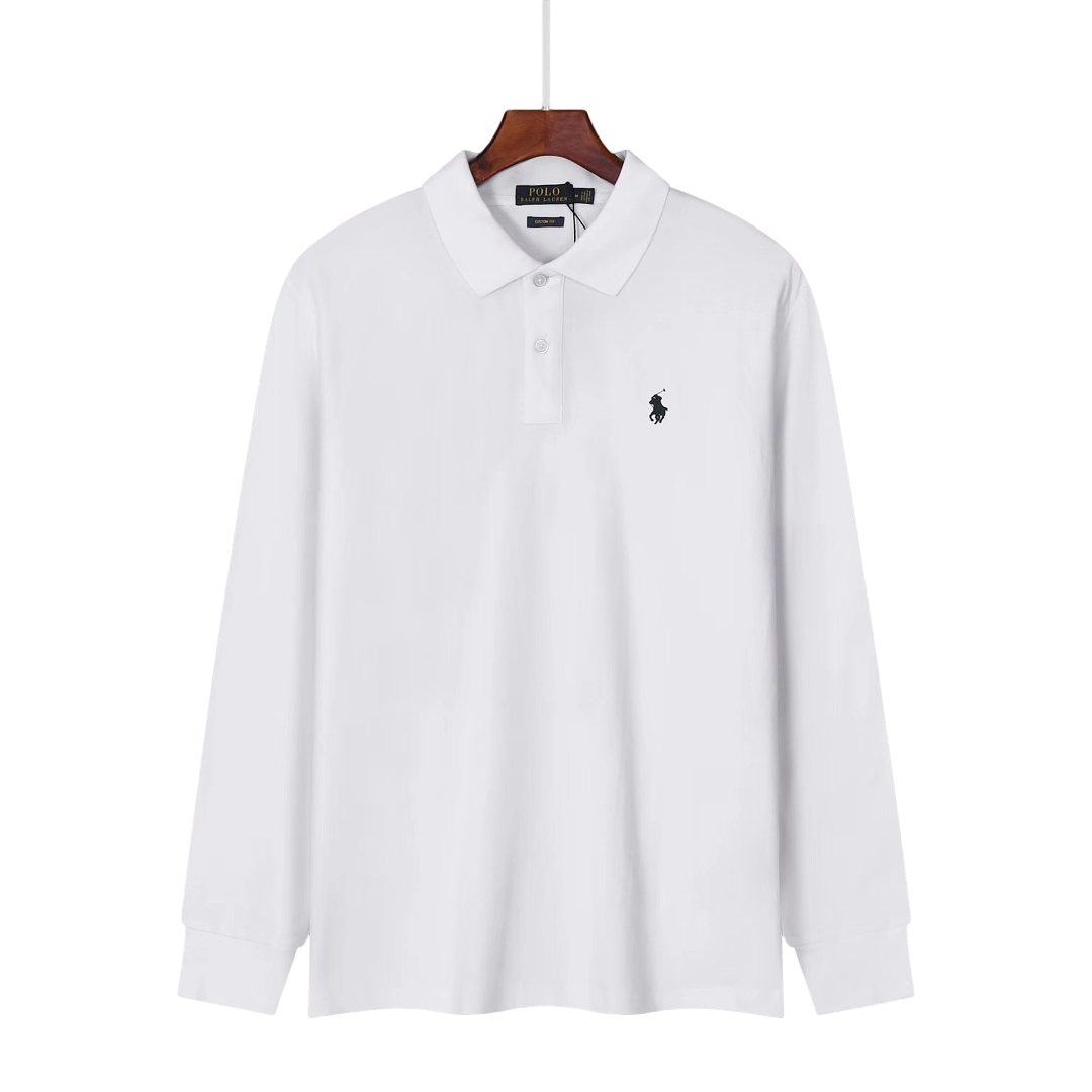 2650#拉夫小马翻领长袖polo衫
