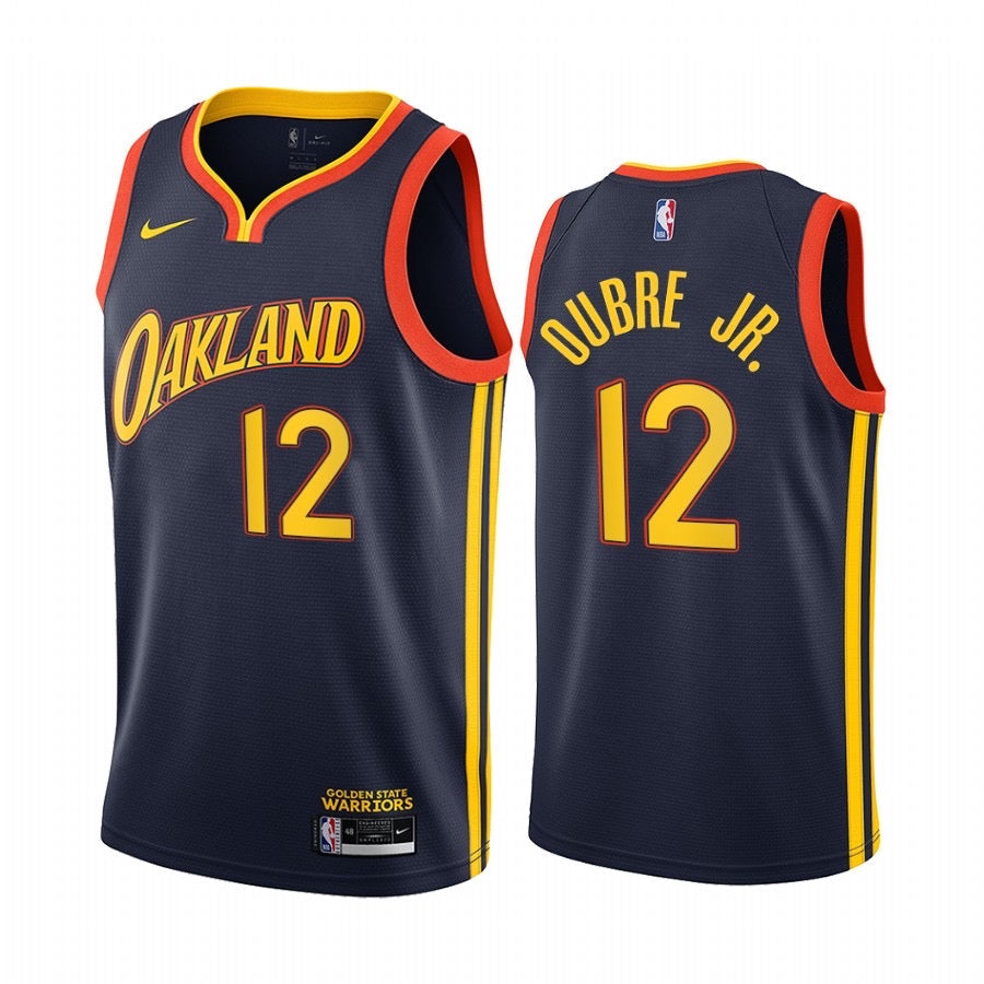 Oakland black/orange 12 oubre jr. jersey