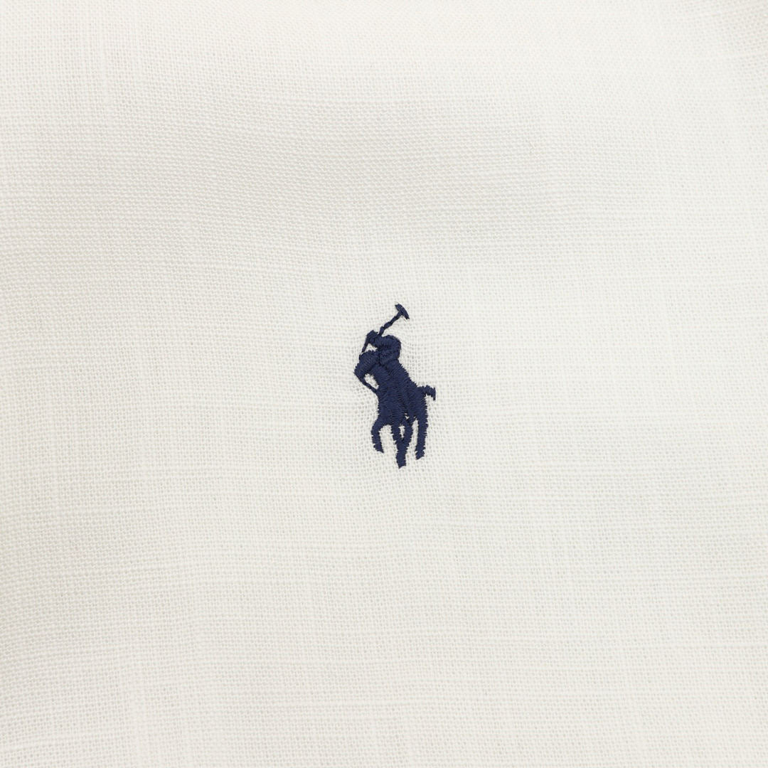 Ralph Lauren Warhorse Embroidery Linen Long-Sleeved Shirt (Fe22)