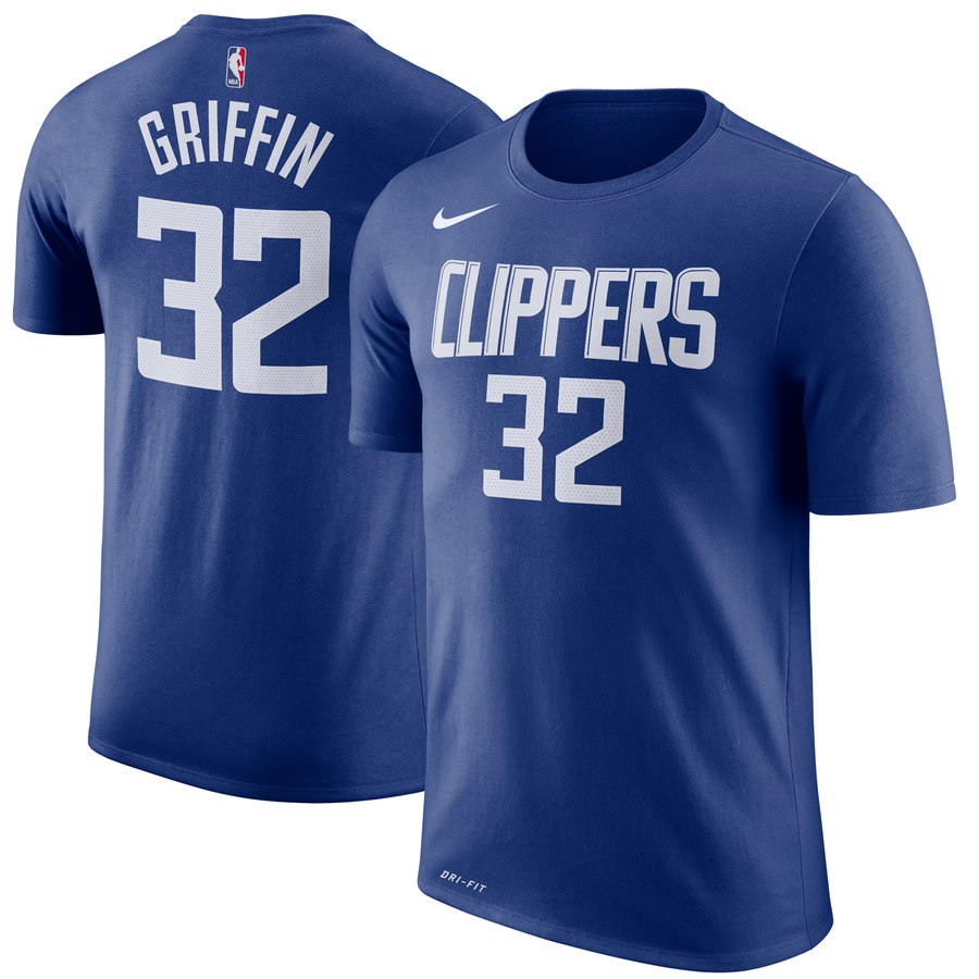 Men's Nike Paul George Royal LA Clippers 2019/2020 Name & Number # 32