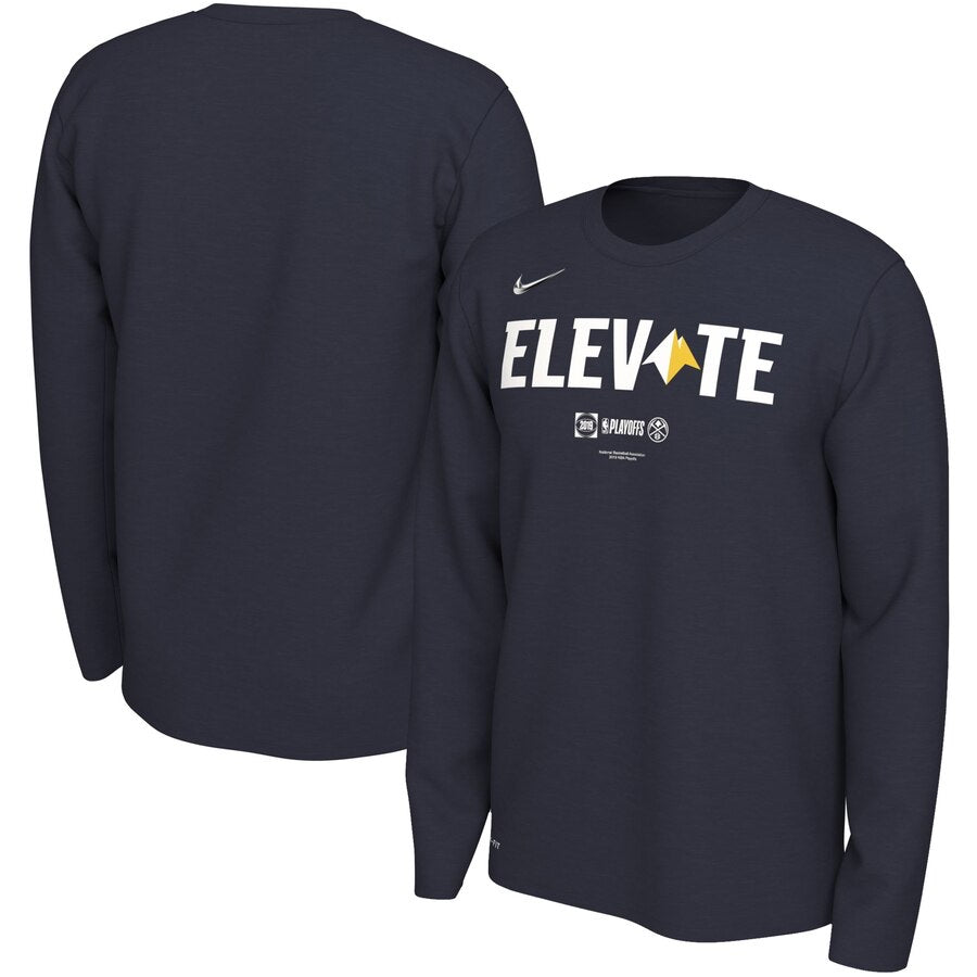 Denver nuggets black long shirt