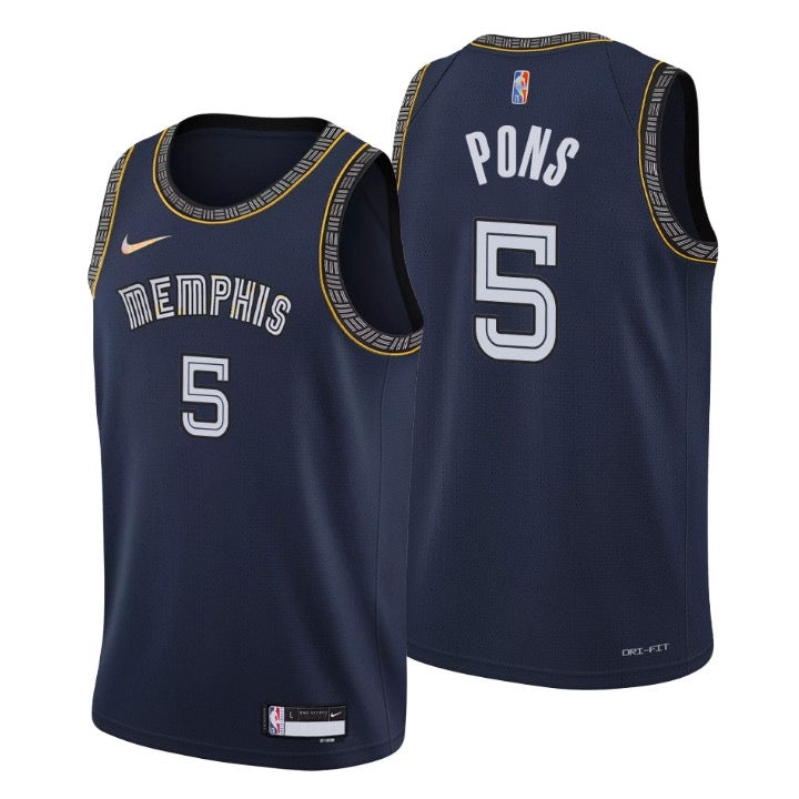 Memphis dark blue 5 pons jersey