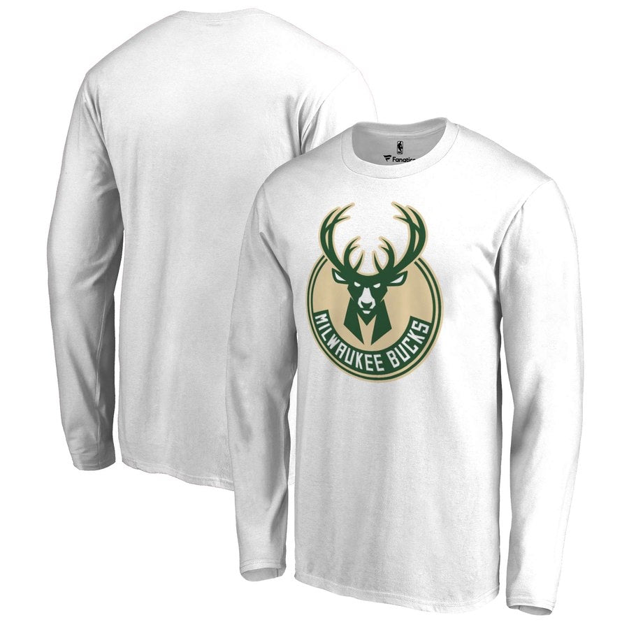 Milwaukee bucks white   long shirt