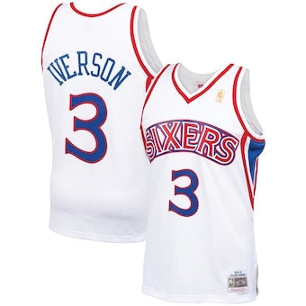 Retro Philadelphia 76ers white jersey