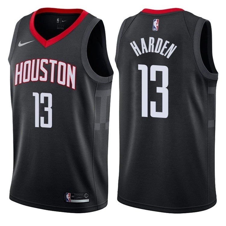 Houston black 13 harden jersey