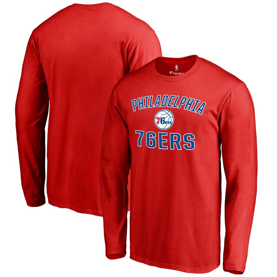 Philadelphia 76ers red long shirt