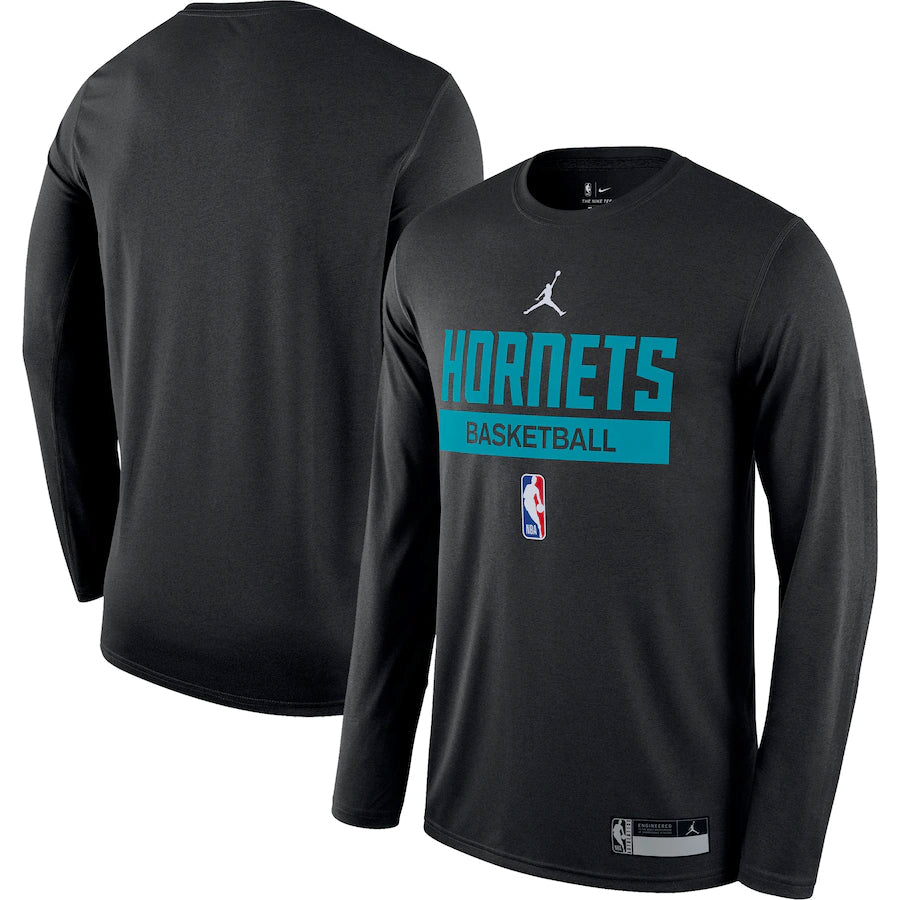 Charlotte hornets black/blue long shirt
